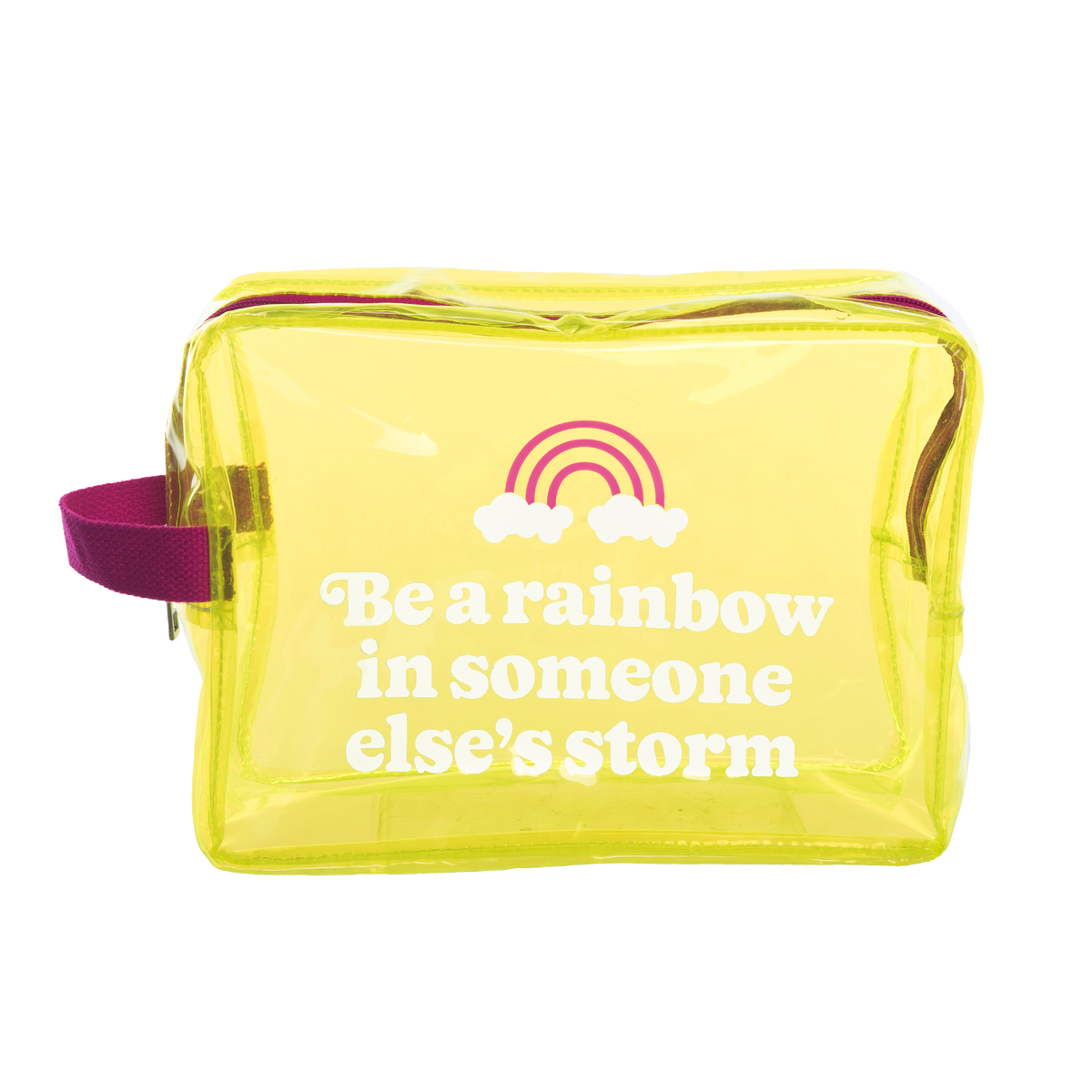 Be A Rainbow Clear Travel Bag Transpac Brands
