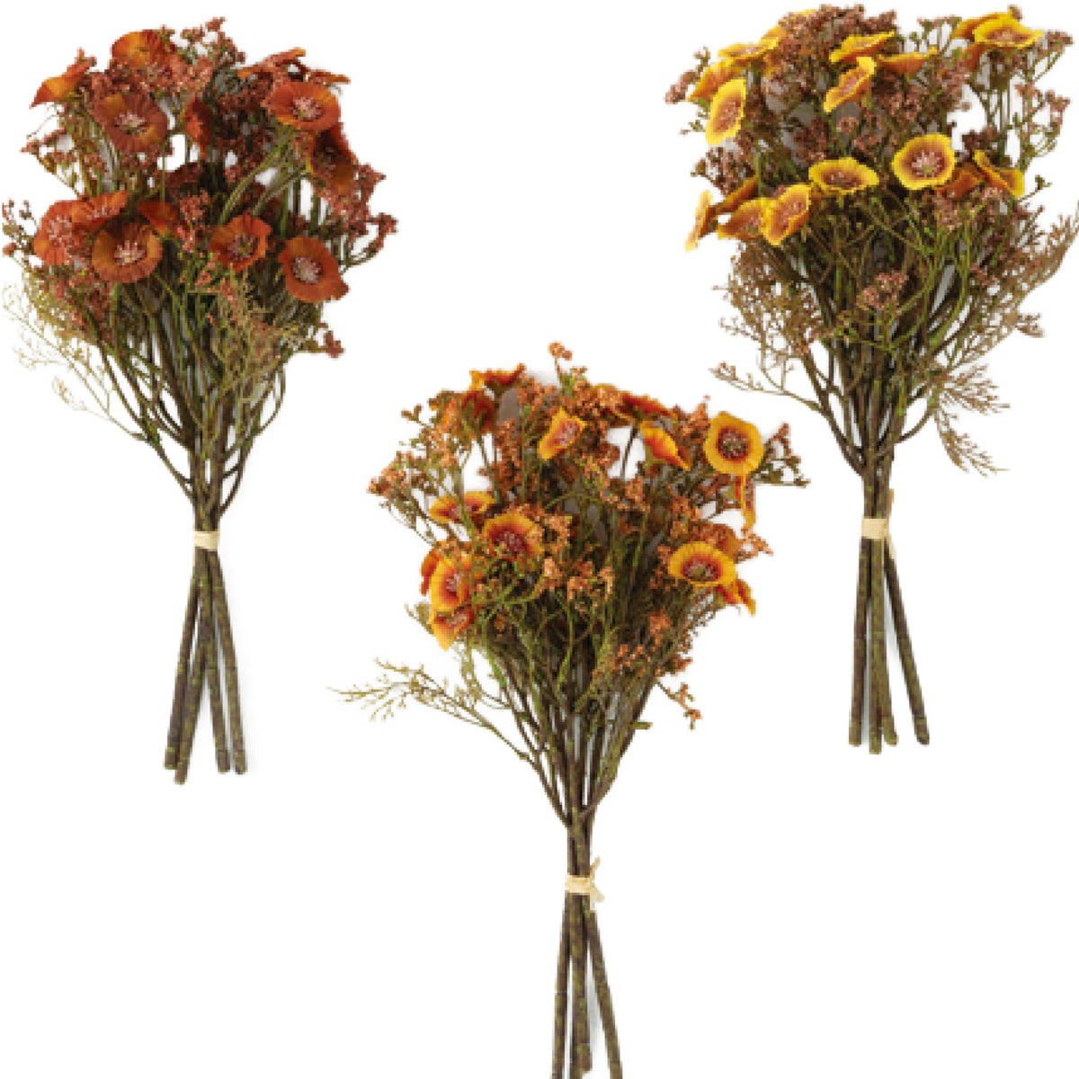 Fall Flower Bundle Set of 3 – Transpac Brands