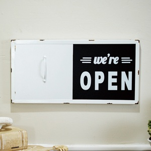 Mtl. Sliding Open/Closed Sign – Transpac Brands