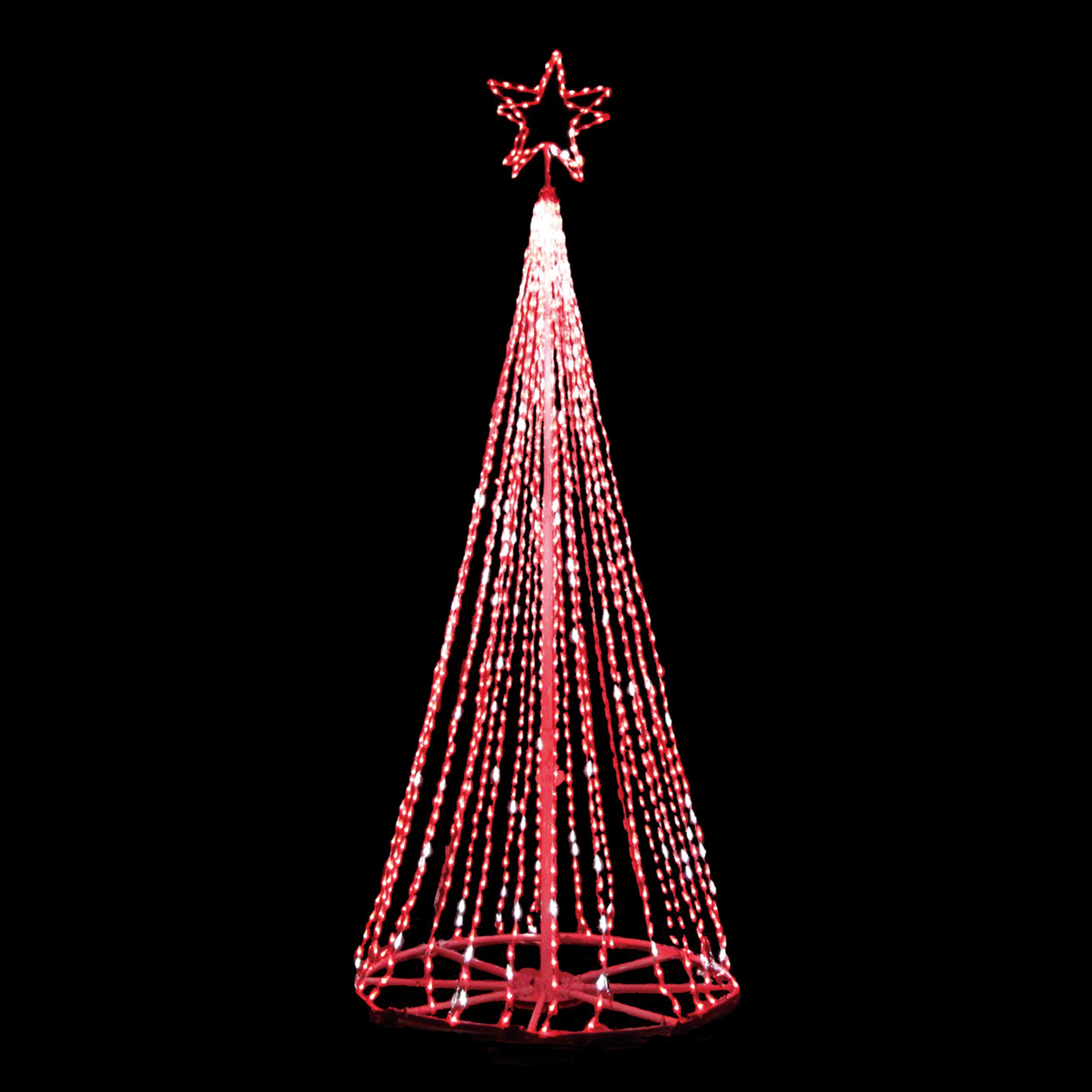 Trans Pc Led 13'RGB Color Changing LED Tree 1239 LED – Transpac Brands