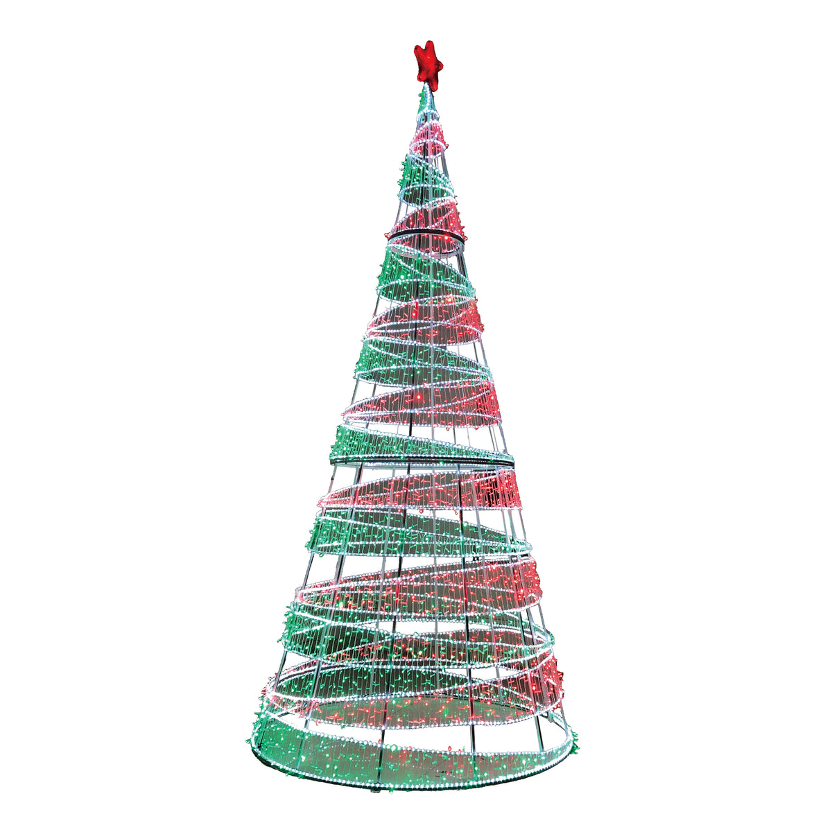 16'LED Spiral Tree 8000 LED Lights – Transpac Brands