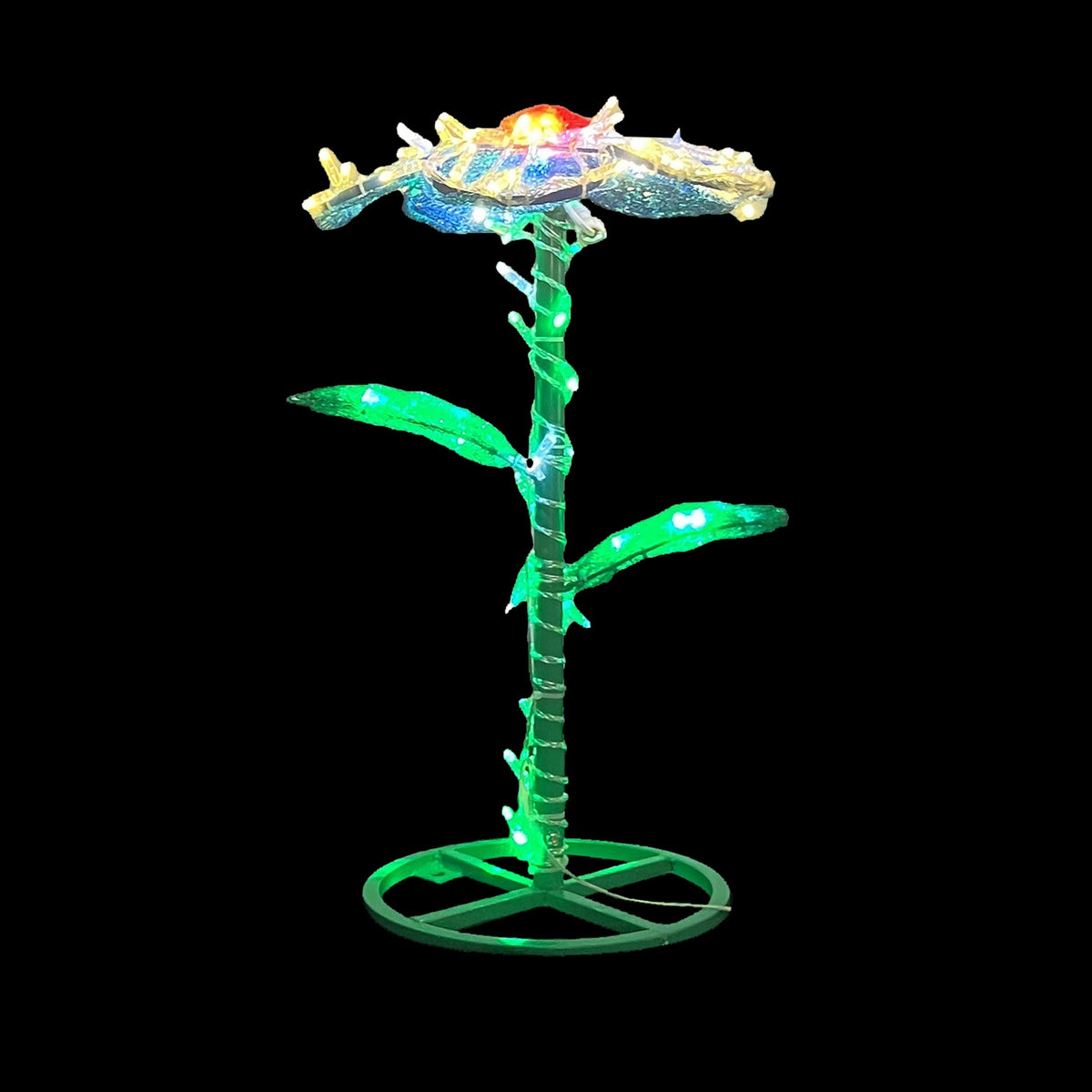 2' LED BLUE GERANIUM-100 LED – Transpac Brands