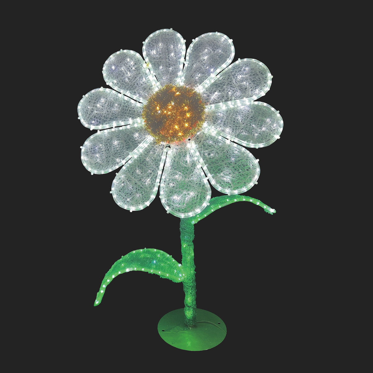 Trans Pc Led 4' LED WHITE DAISY - 350LED – Transpac Brands