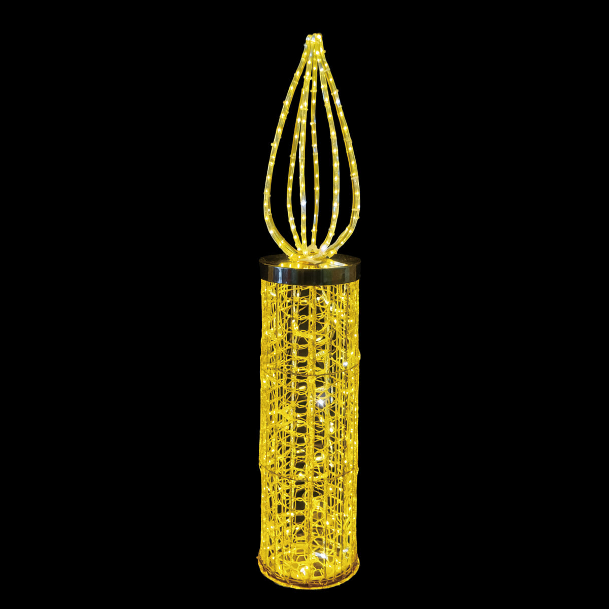 4FT 3D LED Warm White Candle – Transpac Brands