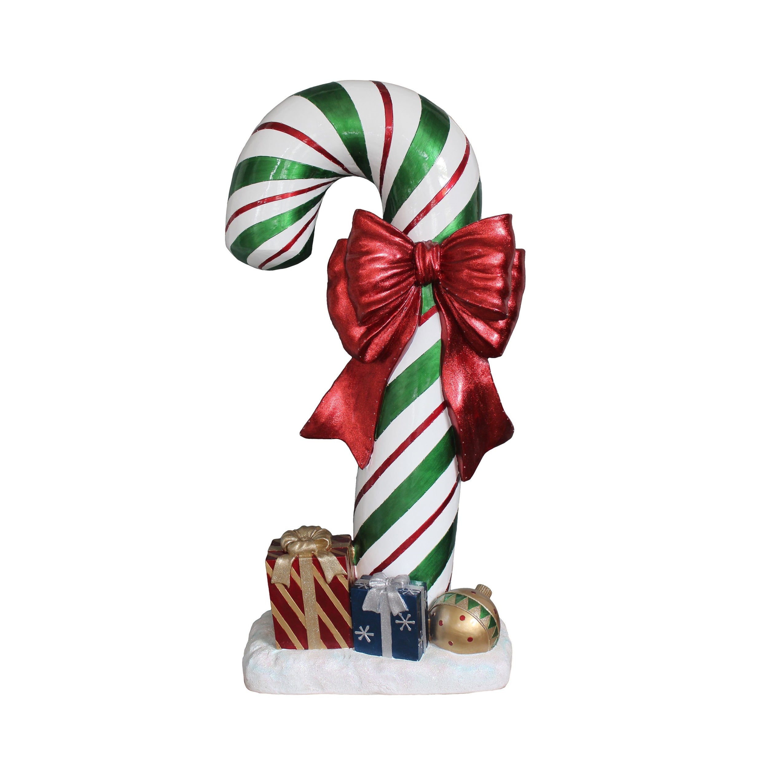 48IN CANDY CANE DECOR WITHFIBER OPTIC – Transpac Brands