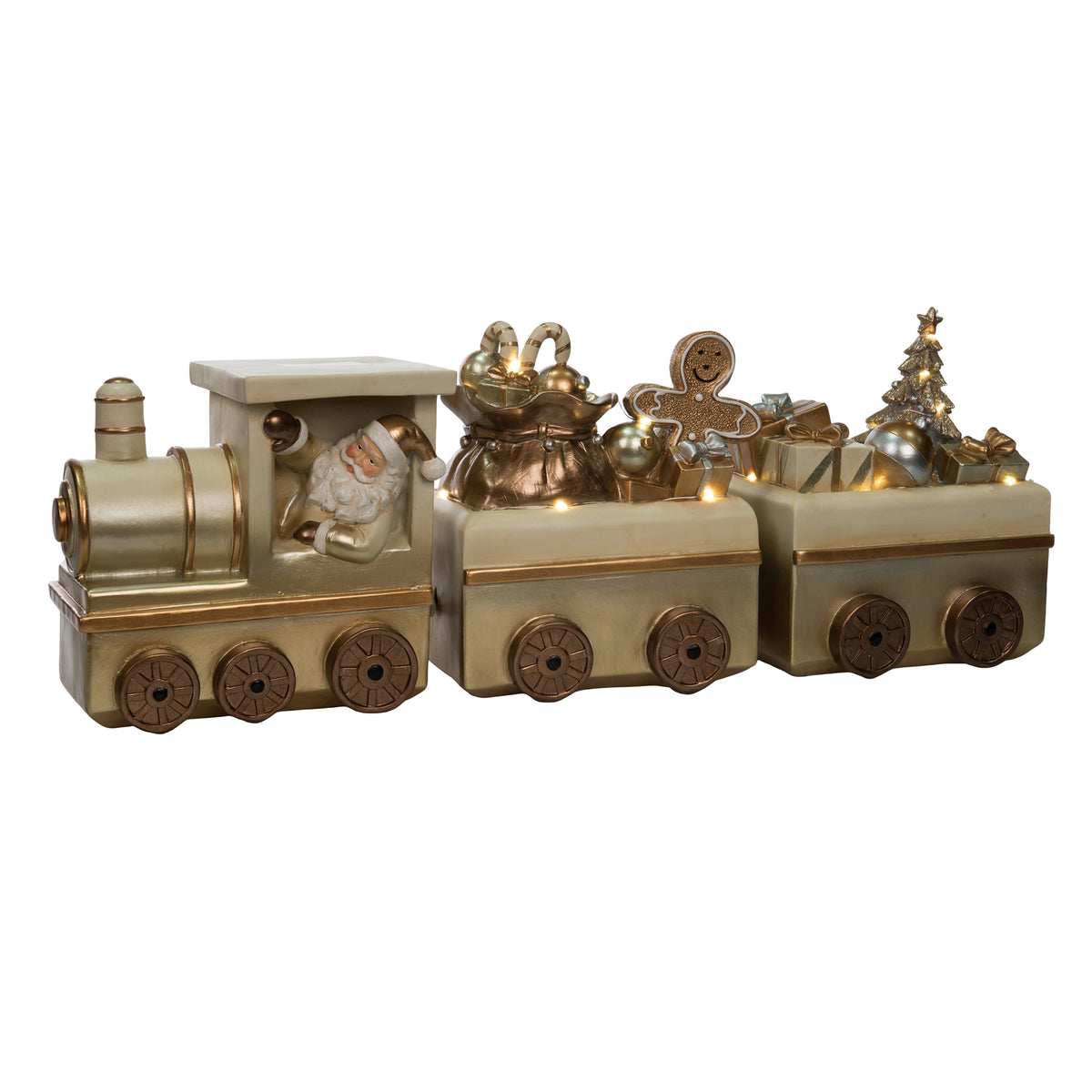 Res LED White/Gold/Sliver Train – Transpac Brands