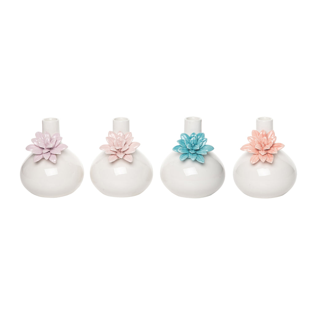 Dolomite Pastel Flower Vase (Assortment of 4) – Transpac Brands