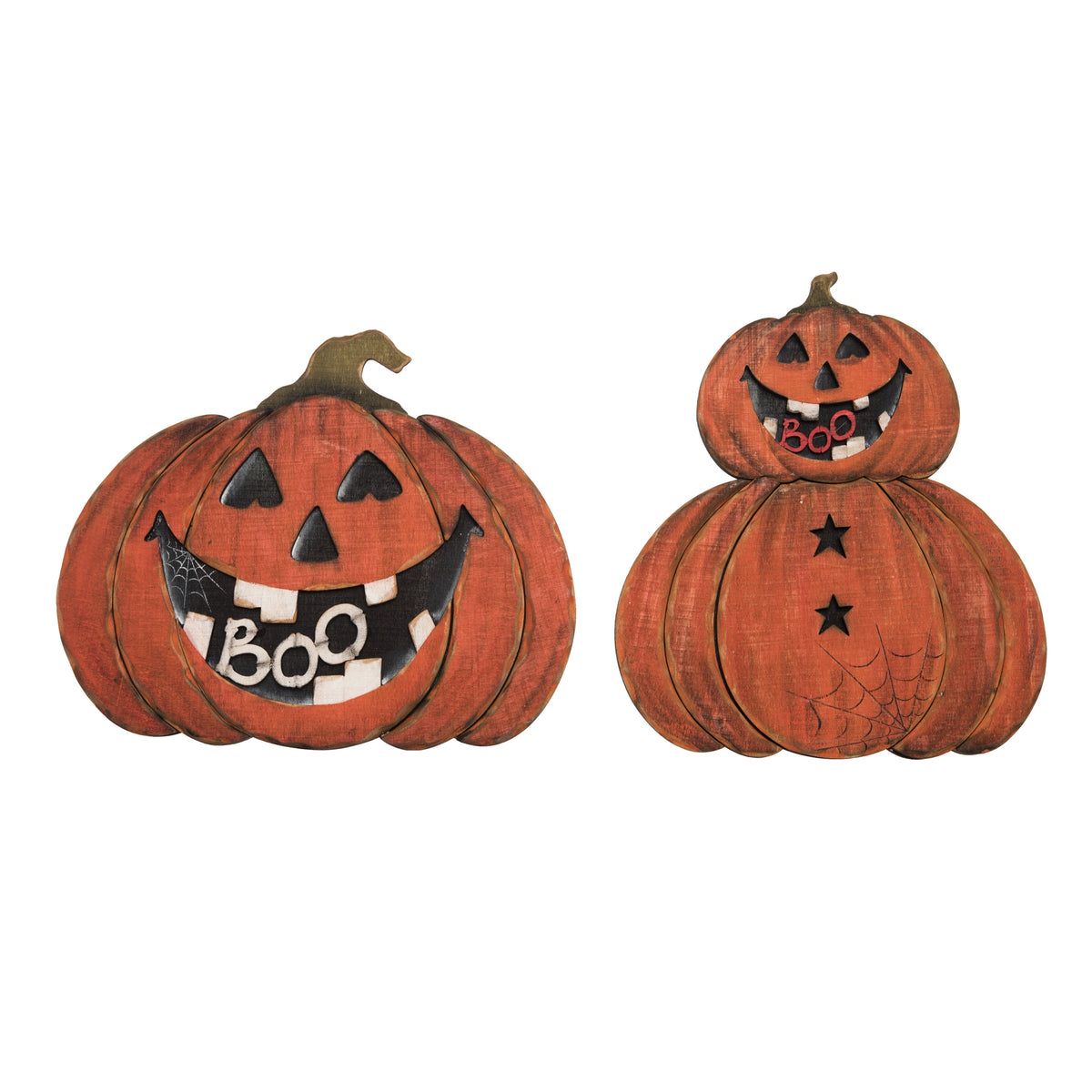 Plywood Vintage Pumpkin Decor 2 Asst – Transpac Brands