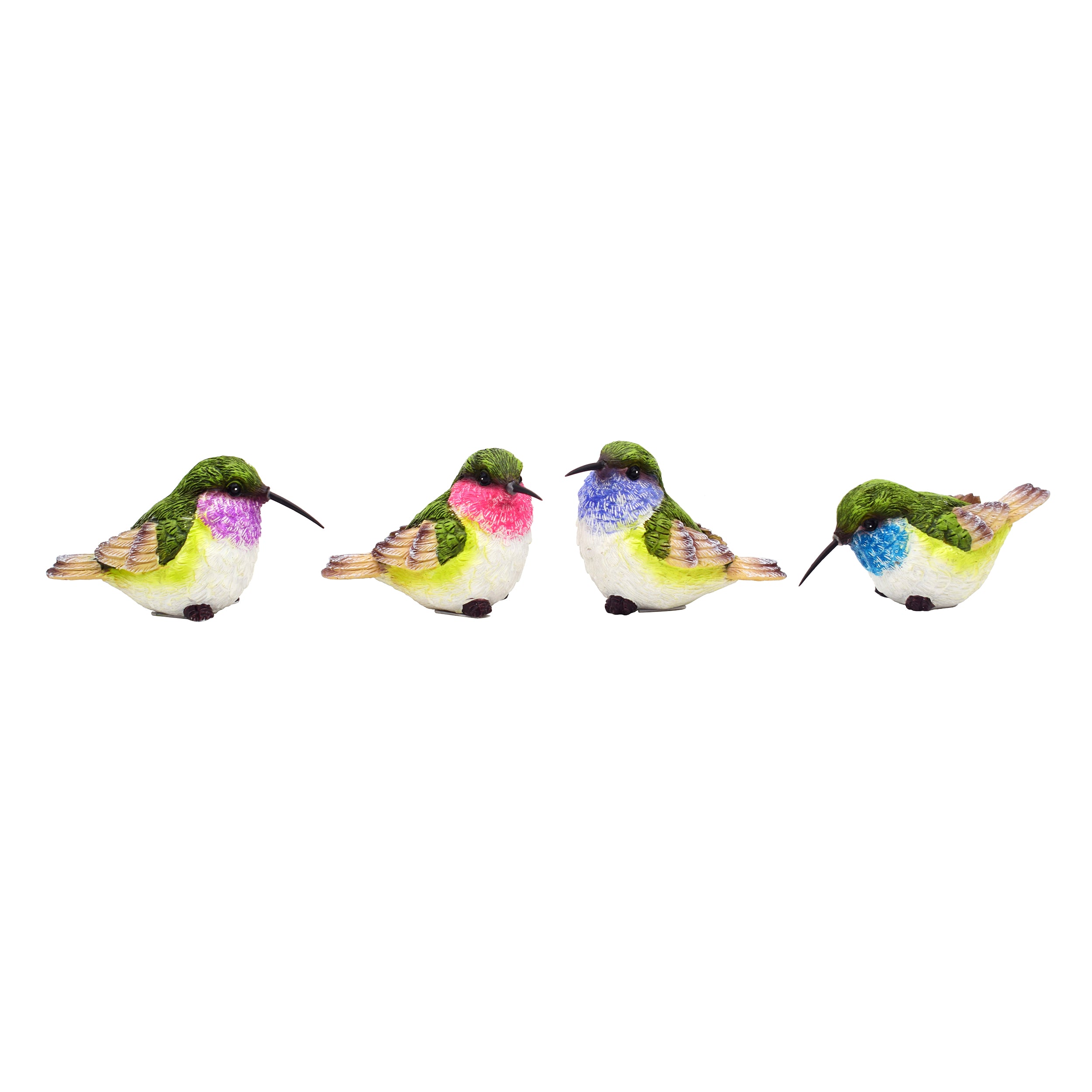 Hummingbird Props Small Resin Hummingbird Figurine (Assortment of 4) – Transpac Brands
