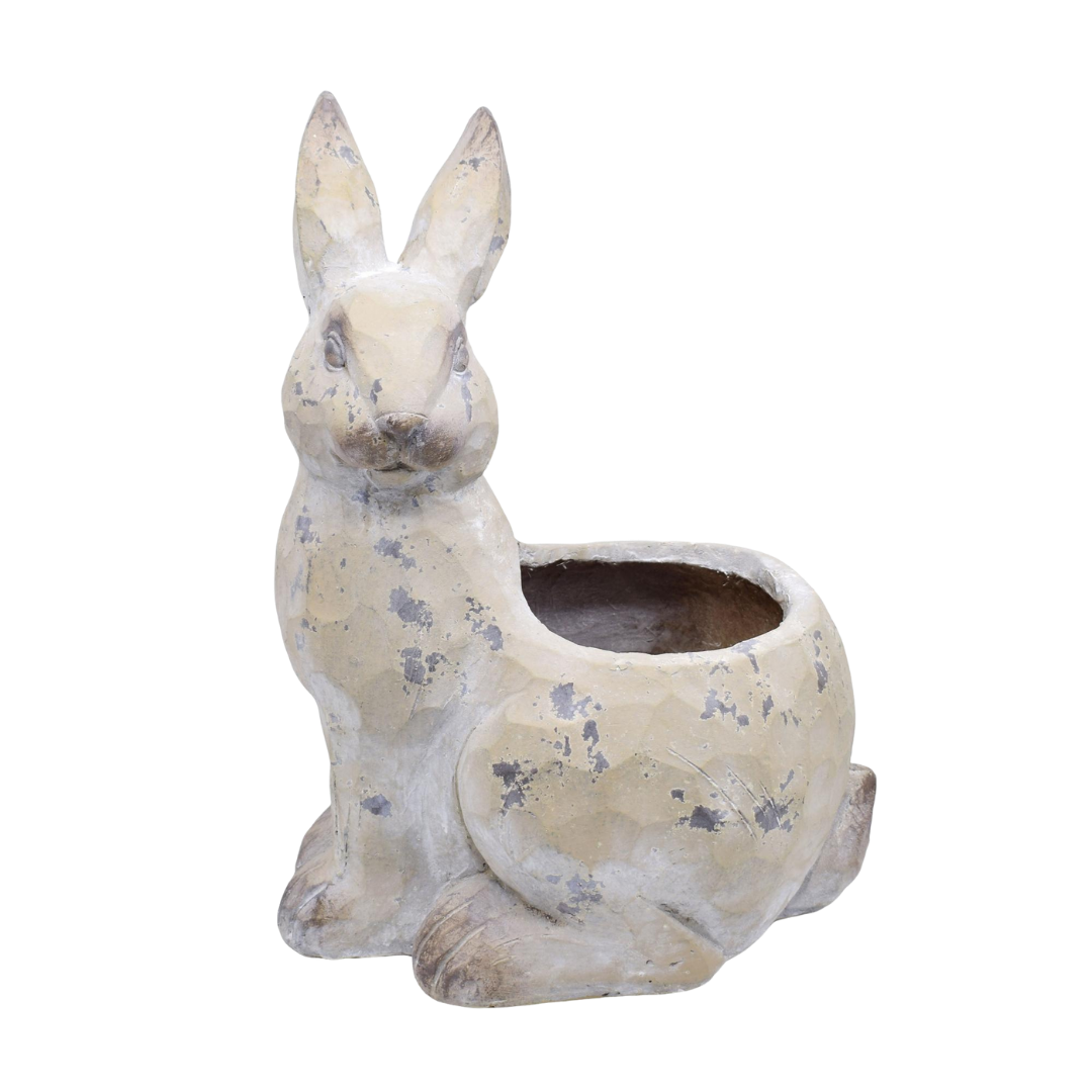 MGO Oversized Bunny Planter w/Drainage Hole – Transpac Brands