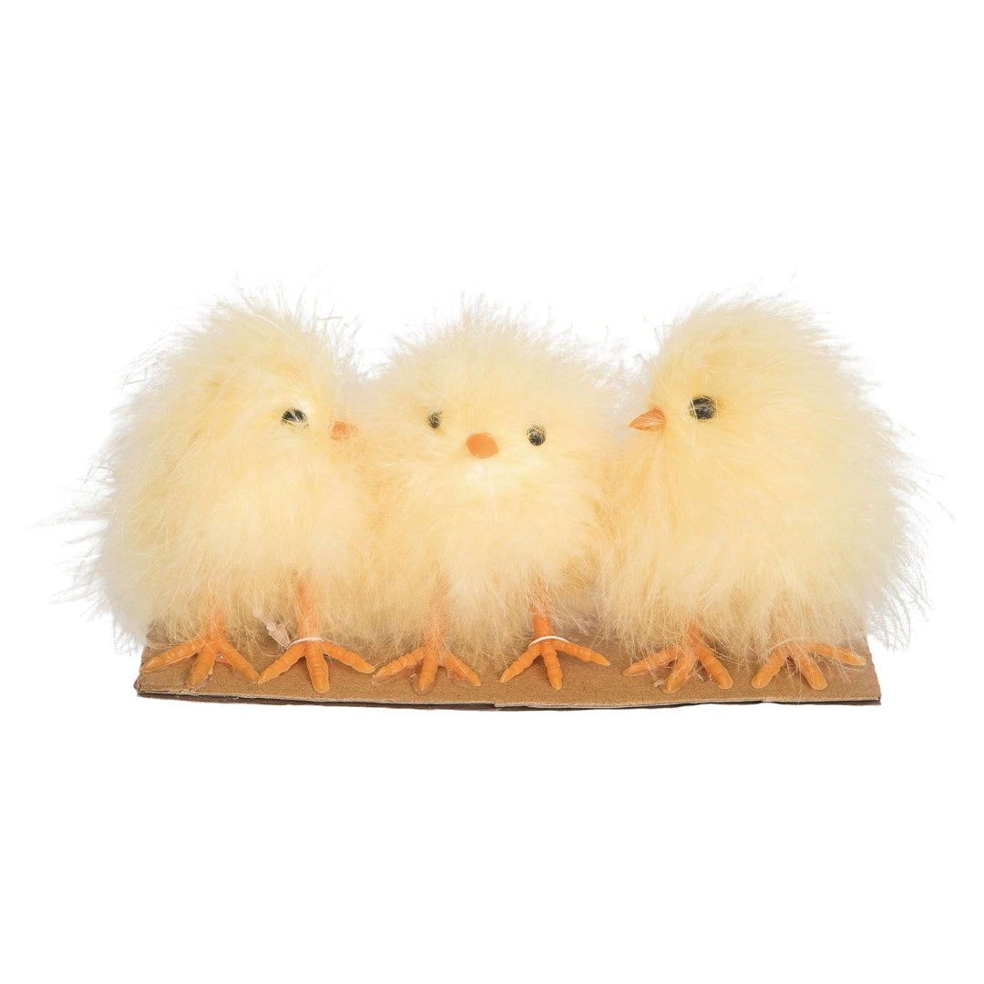 Fuzzy Chitle Fuzzy Chicks - Set of 3 – Transpac Brands