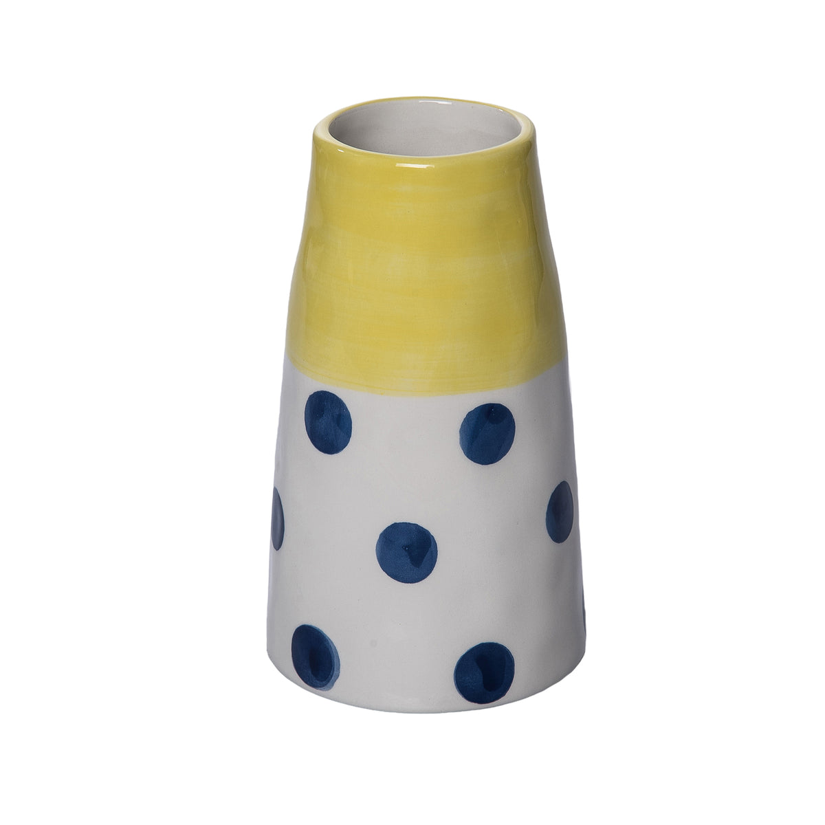 Ceramic Blue Dot Vase – Transpac Brands