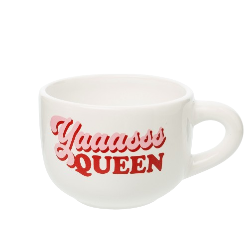 Yaaasss Queen Cappuccino Mug – Transpac Brands