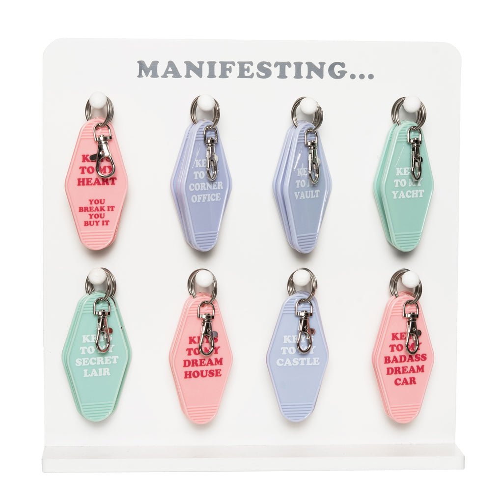 Manifesting Motel Keychains S/24 – Transpac Brands